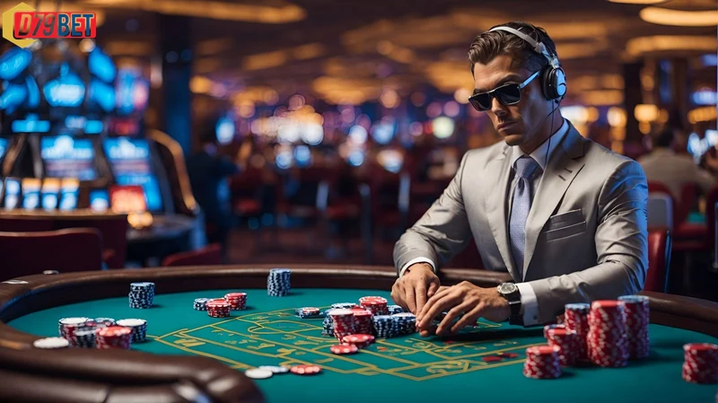 Nhân viên dịch vụ khách hàng D79bet nhiệt tình tư vấn khách.